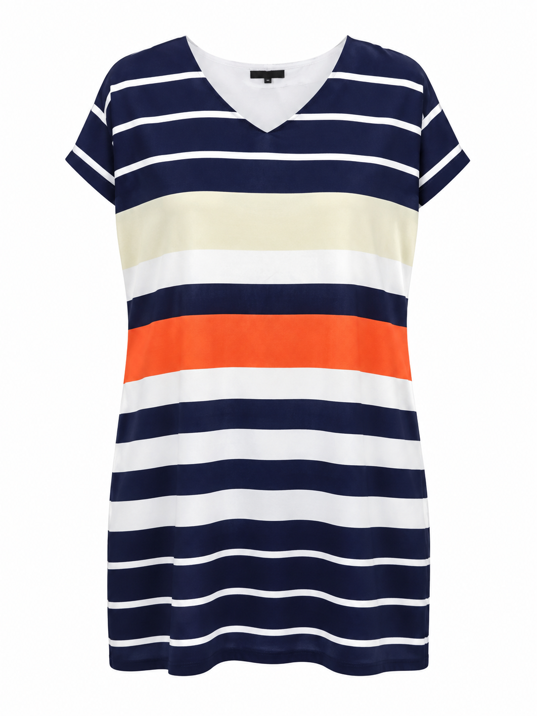 Vestido Rayas Marino Antea Talla 50