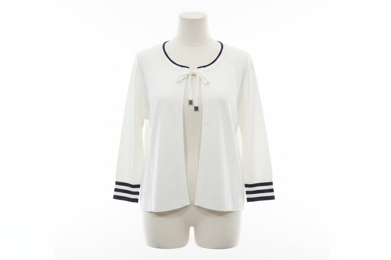 Jersey blanco Mara Nuñez - ghost mannequin