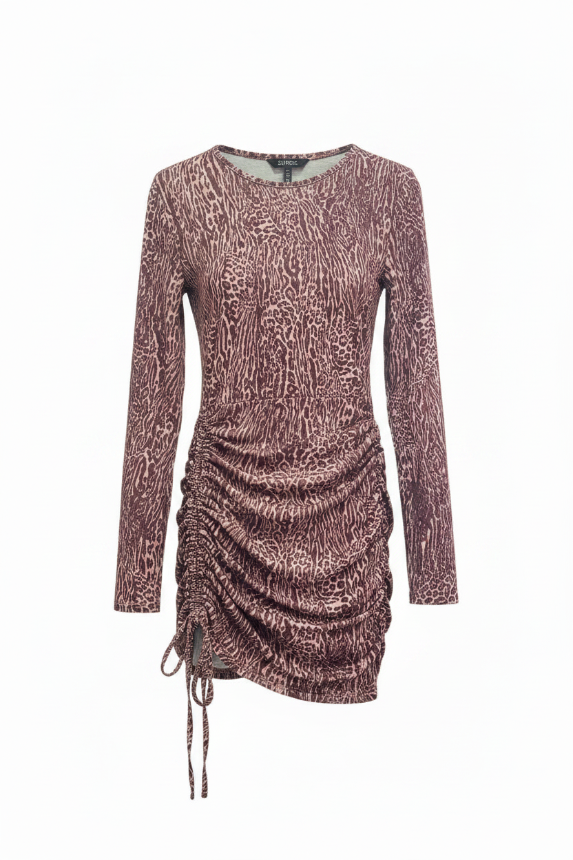 Vestido Mini Animal Print - Ghost Mannequin