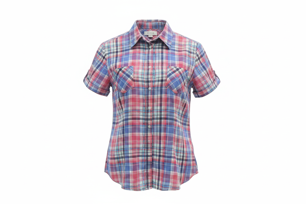 Camisa cuadros C&A - ghost mannequin