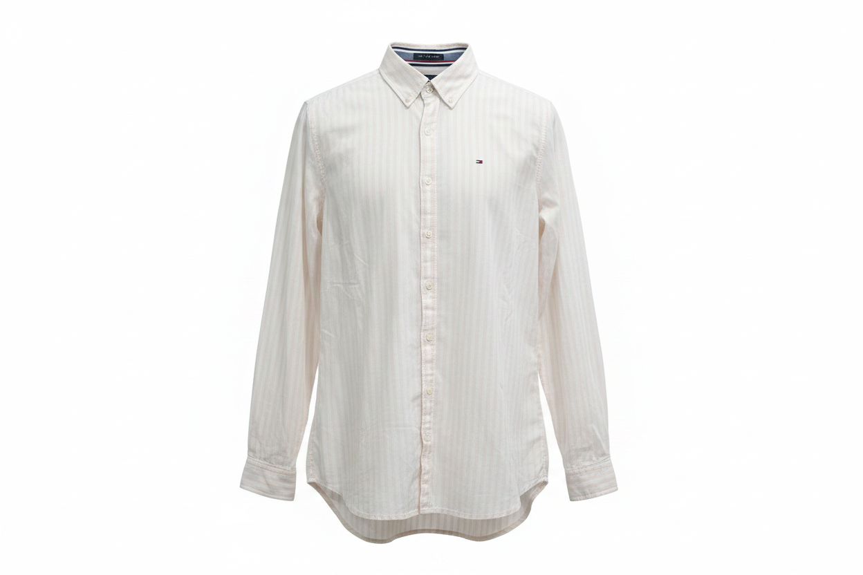 Camisa blanca Tommy Hilfiger - ghost mannequin