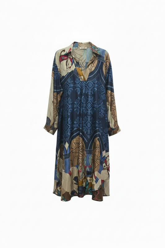 Vestido Estampado Vitral - Ghost Mannequin