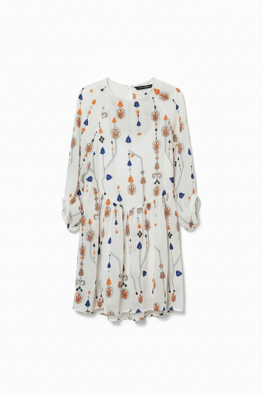 Vestido Folk Floral - Ghost Mannequin